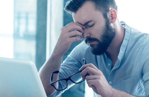 Man with Headache