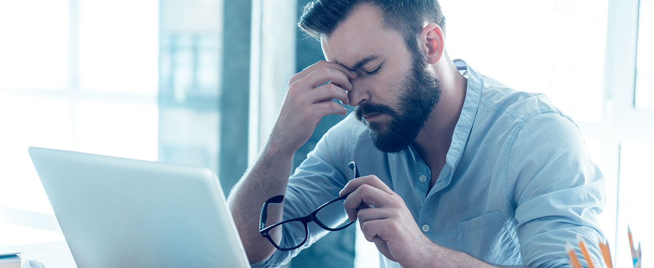 Man with Headache